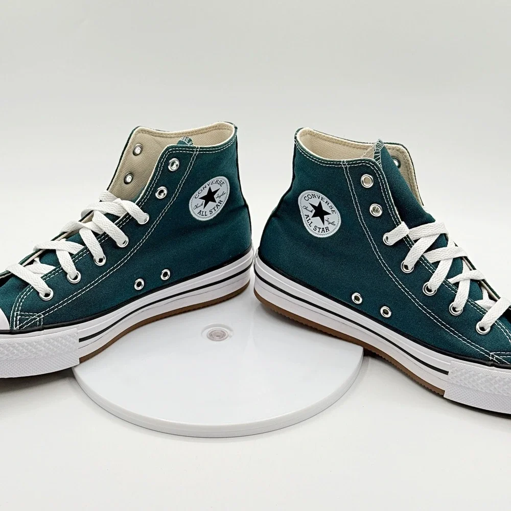 Converse Chuck Taylor All Star EVA LIFT High Size 6 Kid‎ Jade Green A14409F, NEW